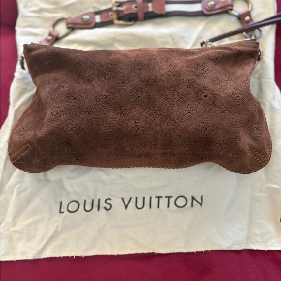 Brown Suede Women's Bag - Picture 2 of 7